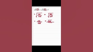 Adding square root of decimal numbers #maths #math #education #viralvideo #trending #shorts