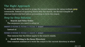 Efficiently Use grep to Search for x While Excluding y and z