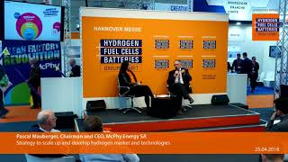 Strategy to scale up and develop hydrogen market and technologies