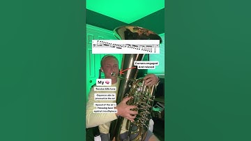 4 Octave Bb Major scale on tuba?! 😳