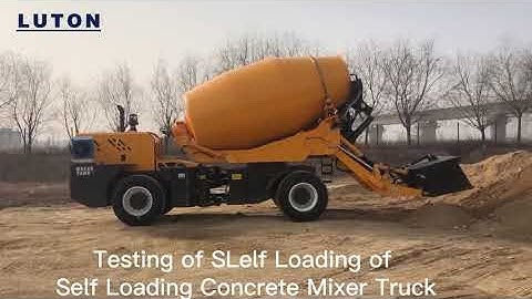 Testing of Self Loading of Self Loading Concrete Mixer Truck