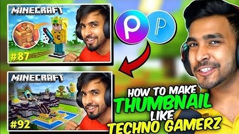 😍Make Thumbnail Like TECHNO GAMERZ (Secret Revel😱)