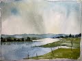 How to Paint a Marshy Seascape Scene in Watercolor - with Chris Petri