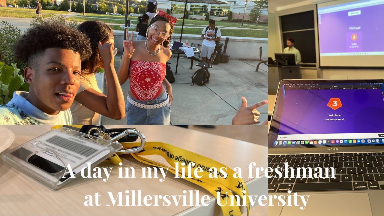 A DAY IN MY LIFE AT MILLERSVILLE UNIVERSITY(classes, friends, food