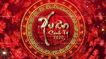 Background Tất Niên - Video Background Tết 2020 - Vietnamese Lunar New Year