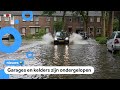 Wateroverlast door noodweer in zuiden van Nederland