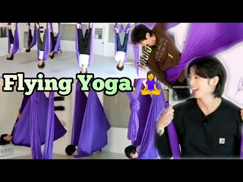 BTS Flying Yoga Funny Moments part 1 & 2😂🤣