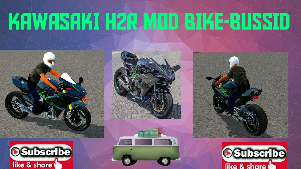 71 Kawasaki Bike Mod For Bus Simulator Indonesia Best