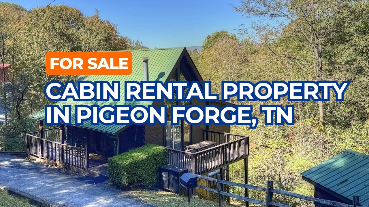 Current For Sale A Frame Cabin Rental Investment Property in Pigeon Forge Tennessee