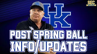 The Latest INTEL, UPDATES After Kentucky Football Spring Practice