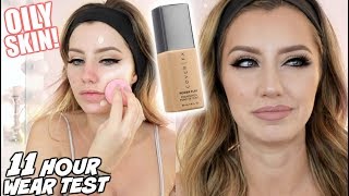 COVER FX POWER PLAY FOUNDATION REVIEW | Oily Skin | Jazzi Filipek