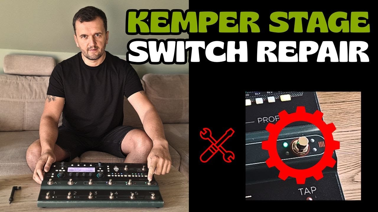Naprawiam przycisk w Kemperze (Switch Repair in Kemper Stage)