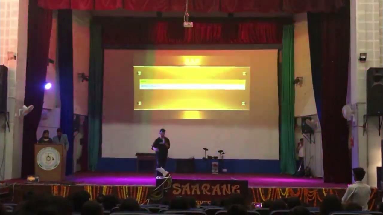 Rap ️‍🔥🔥 Saarang freshers nite 2023 gbpua&t cot pantnagar 