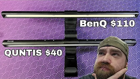 Monitor Light Bar Comparison - BenQ vs Quntis