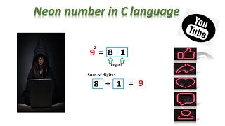 Program to check if a given number is a Neon number in C language