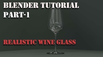 Blender beginner tutorial- How to make a wine glass (Part 1)