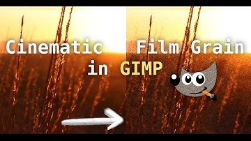 Cinematic Film Grain in GIMP