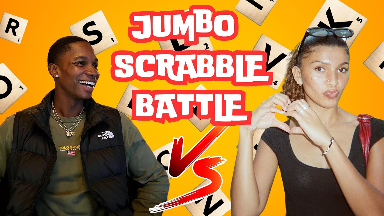 Girlfriend VS. Boyfriend Jumbo Scrabble Game