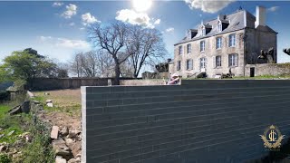 Rebuilding the ORIGINAL Château Garden WALL | 2 Years Work