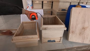 Kích thước chuẩn thùng kế ong nội địa, chọn gỗ phù hợp I ong việt lh 0961.614.312