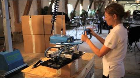 Pronomic MobiCrane with 4 suction cups for panel lifting