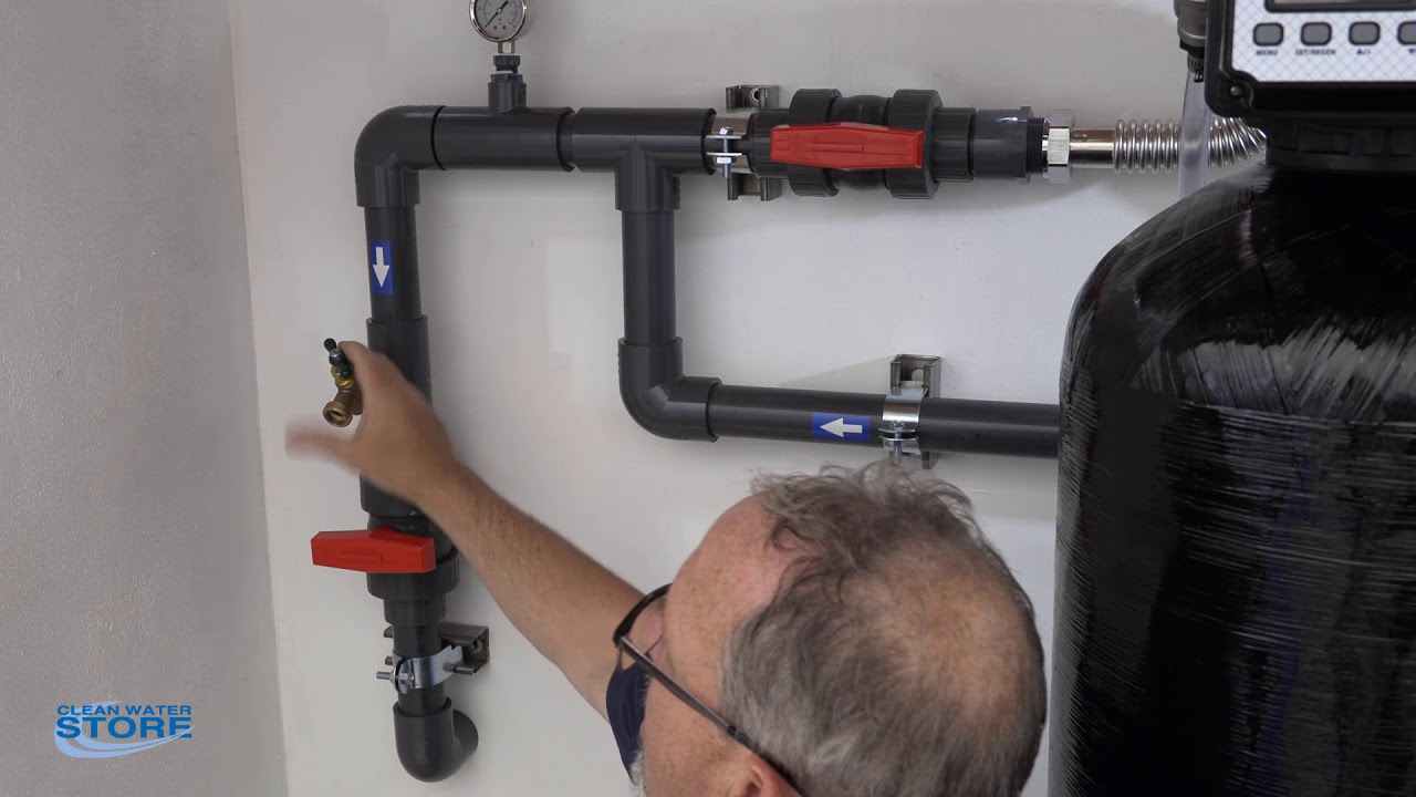 9510 Commercial Backwash Filter Installation Part 4 YouTube