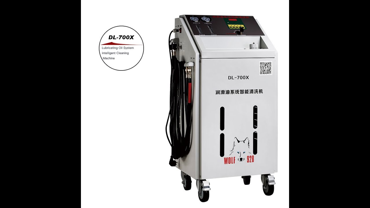 DL-700x Engine lubrication fluid flushing machine operating videos ...