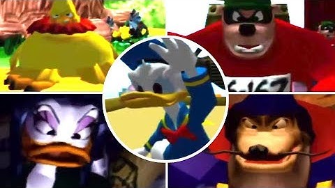 Donald Duck Quack Attack All Bosses | Boss Fights  (PS2, Gamecube)