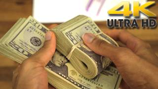Millionaire Withdraws $4,000 Cash From Bank Account Visualization In 4K ft. ✔️RealAged™ Prop Money