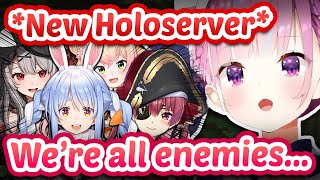 Aqua's Bizarre Interactions On The *NEW* Minecraft Holoserver (Hardcore) 【ENG Sub Hololive】