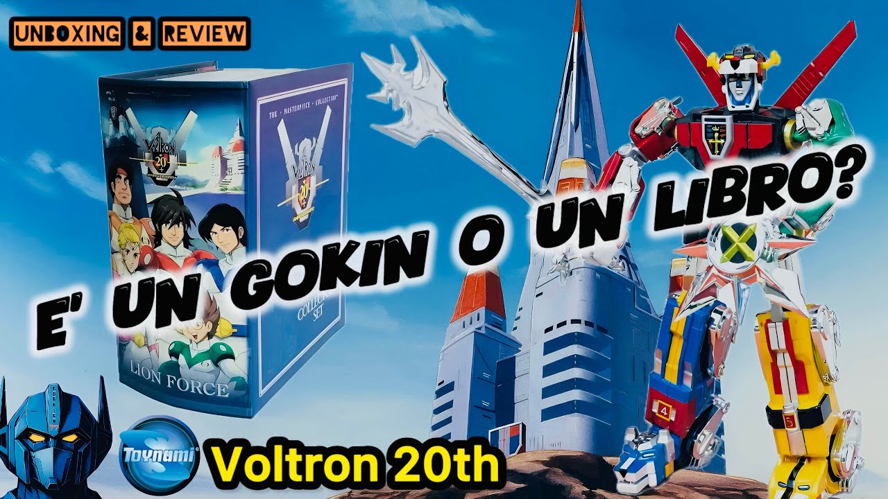 Recensione Toynami Voltron 20th. La confezione più 