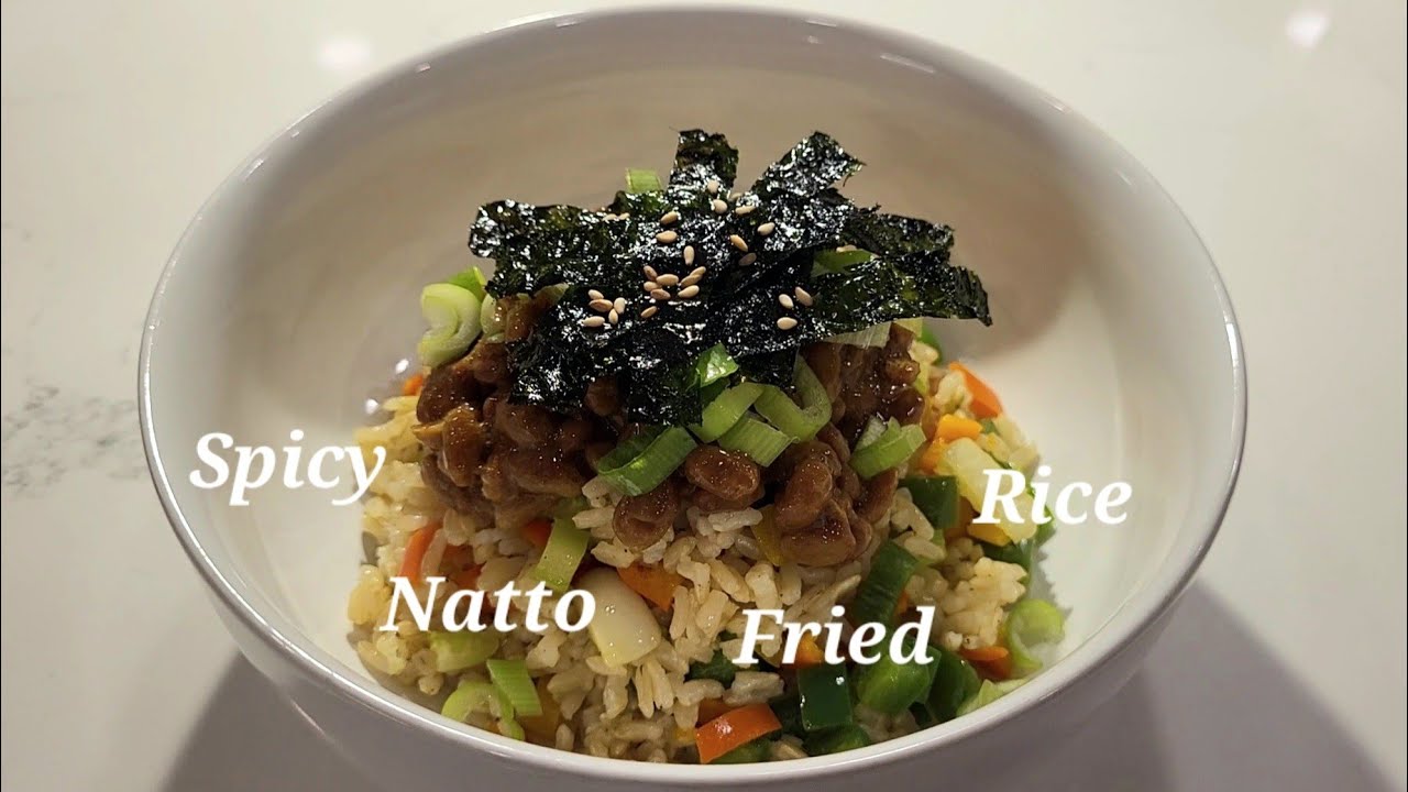 Simple Spicy Natto Fried Rice YouTube