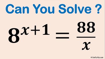 Cracking Exponential Equation with Ease!!