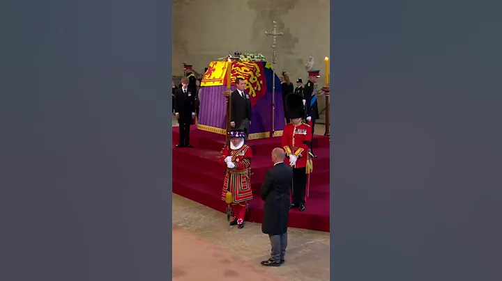 The Queen's Eight Grandchildren Hold Vigil at West...