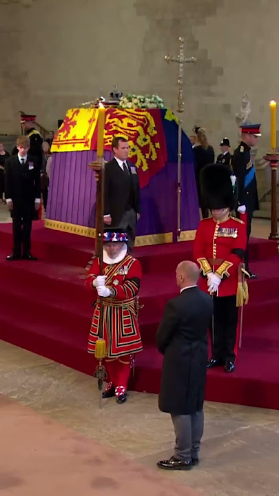The Queen's Eight Grandchildren Hold Vigil at Westminster Hall