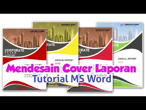 CARA MEMBUAT COVER LAPORAN DI MICROSOFT WORD