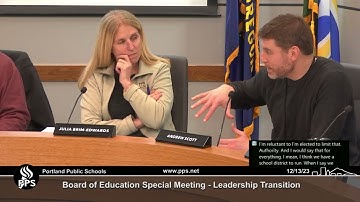 2023-12-13 Board of Education Special Meeting