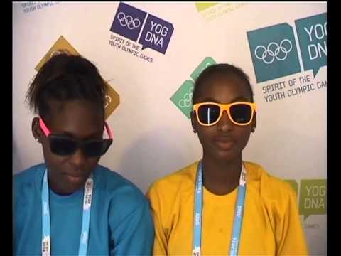 yogurt Meet Dala Noel ,Skye Mondesir Nanjing 2014 Athlete in Beach Volleyball