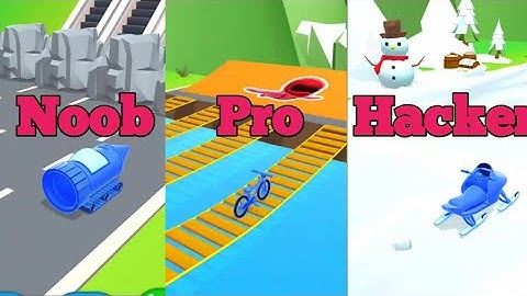 Noob vs Pro vs Hacker in shape shifting game । Gameplay । All levels ( level 10-11 )