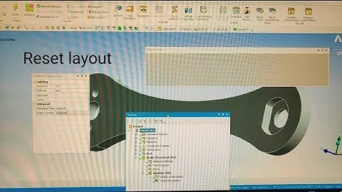 How to reset ANSYS mechanical layout | Recent version