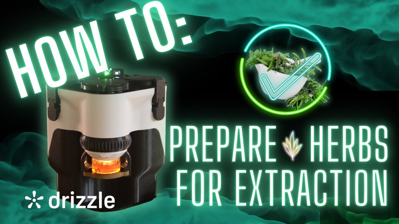 CBD extract 🌿 How to prepare your herbs for Merlin400 | Drizzle
