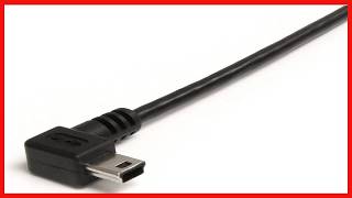 3 ft Right Angle Mini USB Cable for Fast, Hassle-Free Charging and Data Transfer