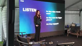 Jacqueline speaking at Running remote conference