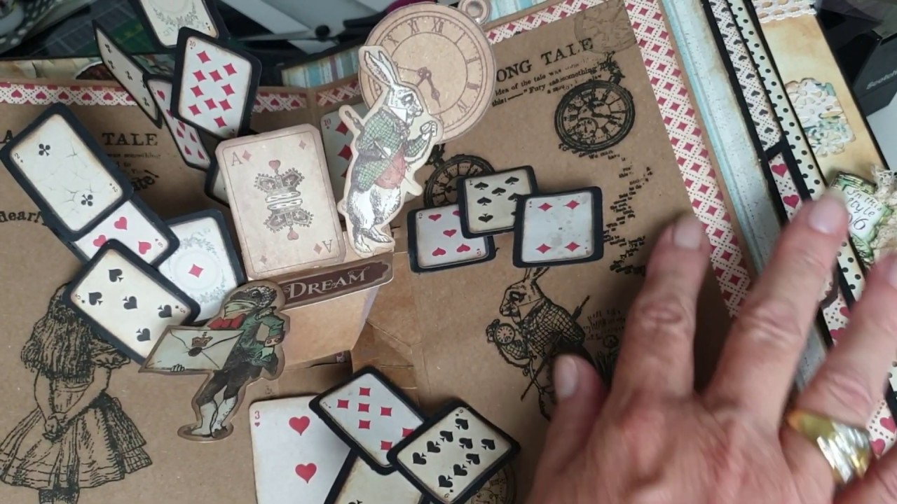 #SCRAP #MON PREMIER ALBUM POPUP ALICE 😙😙