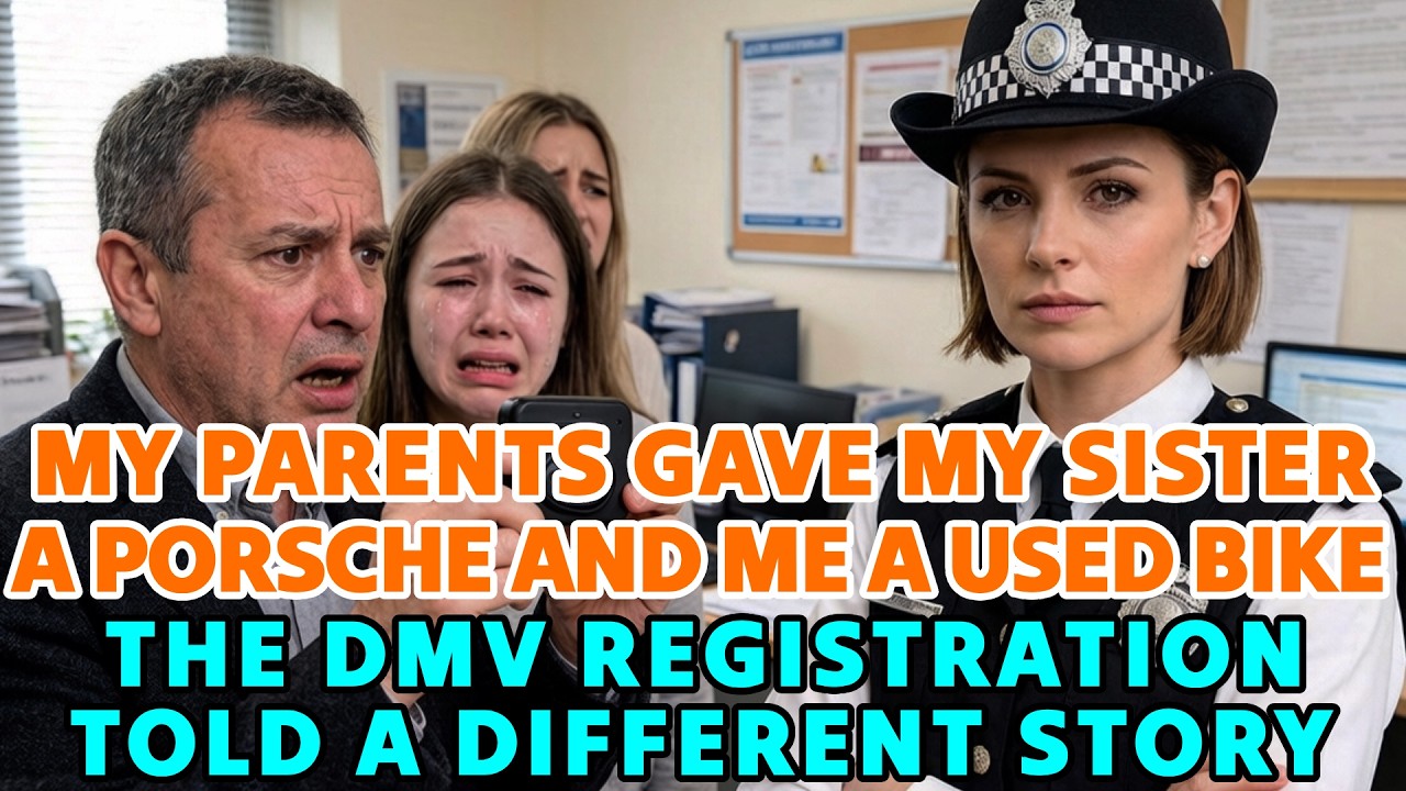 My Parents Gave My Sister a Porsche and Me a Used Bike The DMV Registration Told...