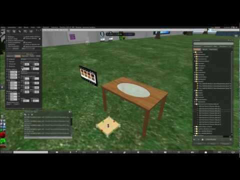 Bauen in Second Life Teil 1- Wir bauen einen Tisch