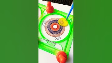 Hypnotic Spirograph Art ✨ #hypnoticart #oddlysatisfying #art #shorts #spirograph