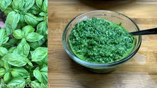 How to Harvest Basil and make Fresh Basil Pesto - Basil Pesto Part 1