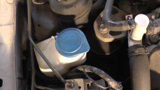 Jaguar X Type Screenwash Top Up Location Guide