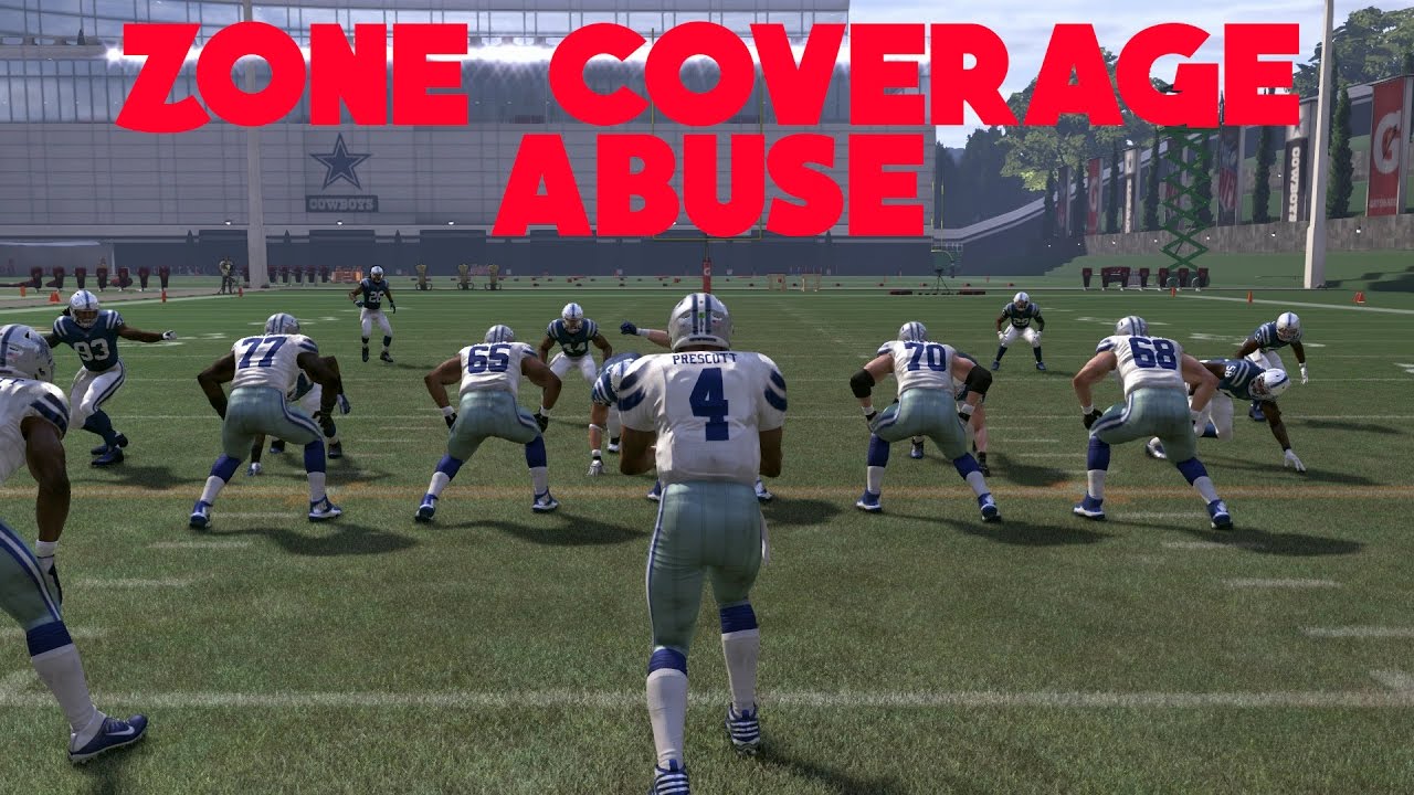 INSANE ABUSE OF ZONE COVERAGE! HUGE GAINZ (MONEY PLAY) - Madden 17